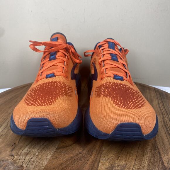 Brooks Launch GTS 9 Orange Mens Orange And Blue Size 10 D Running Shoes - Picture 4 of 9